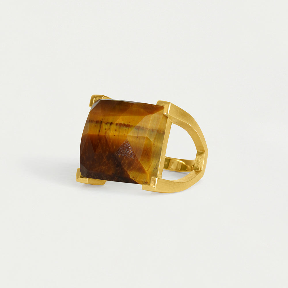 Plaza Ring | Tigers Eye | Dean Davidson Jewelry – DeanDavidson.com