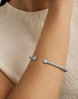 Mirabeau Pavé Open Bangle Bracelet