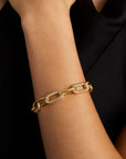 Solene Pavé Link Bracelet