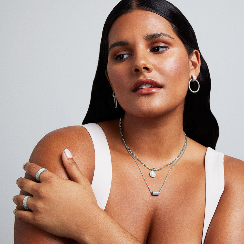 Petit Pavé Mini Tube Necklace | Dean Davidson Jewelry