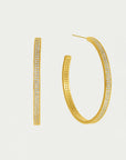 Petit Pavé Midi Hoops