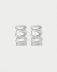 Crosby Link Huggie Hoops