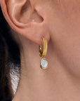 Mercer Gemstone Mini Drop Earrings