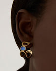 Bowery Gemstone Hoops