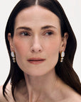 Mercer Gemstone Statement Drop Earrings