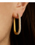 Juliette Pavé Hinged Hoop