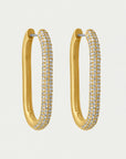 Juliette Pavé Hinged Hoop
