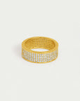 Petit Pavé Thick Stacking Ring