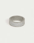 Petit Pavé Thick Stacking Ring