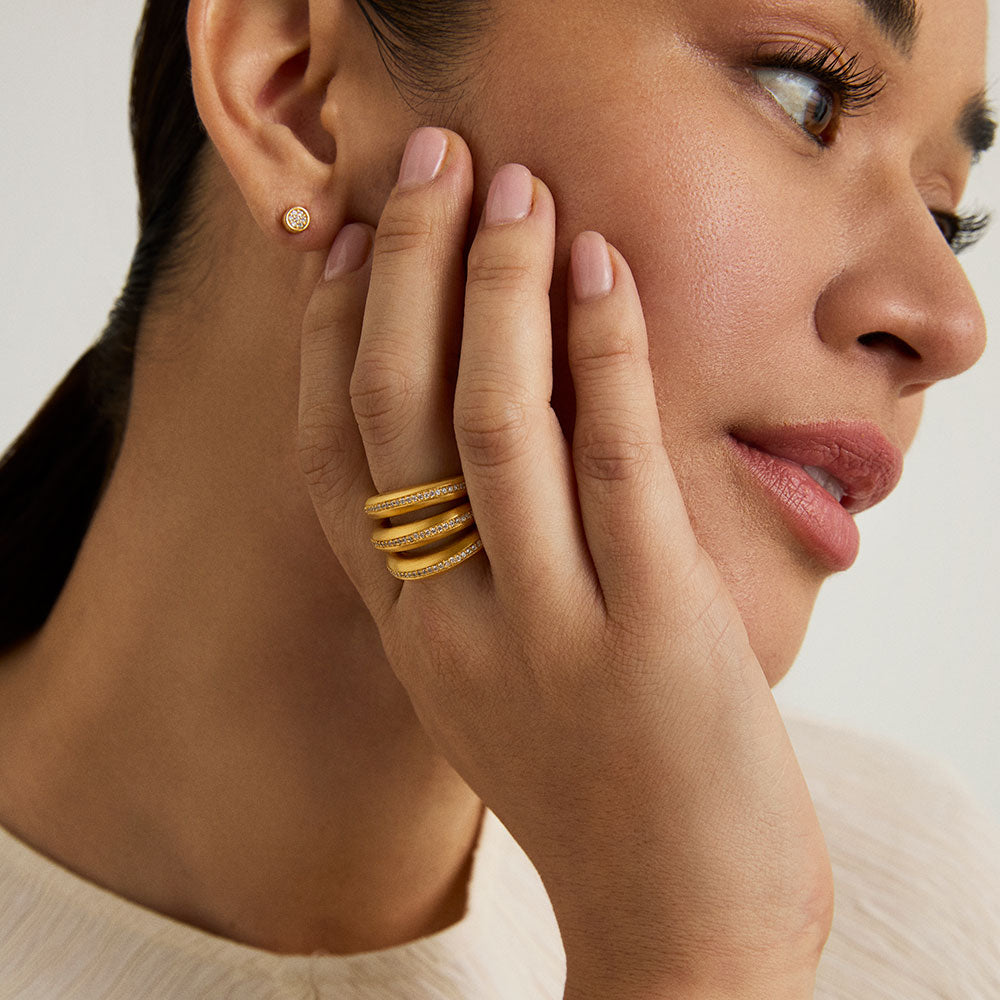 大注目【Dean Davidson】海外セレブ愛用★SIGNATURE PAVE RING Dauphine Pavé Stacking Ring | Dean Davidson Jewelry