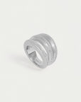 Dauphine Pavé Stacking Ring