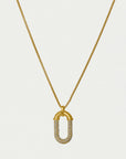 Solene Pavé Pendant Necklace