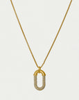Solene Pavé Pendant Necklace