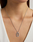 Solene Pavé Pendant Necklace