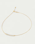 Giselle Pavé Bar Necklace
