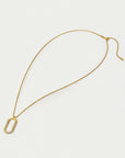 Solene Pavé Long Pendant Necklace