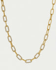 Solene Pavé Statement Link Necklace
