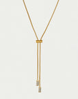 Juliette Pavé Lariat Necklace
