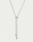 Juliette Pavé Lariat Necklace