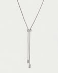 Juliette Pavé Lariat Necklace
