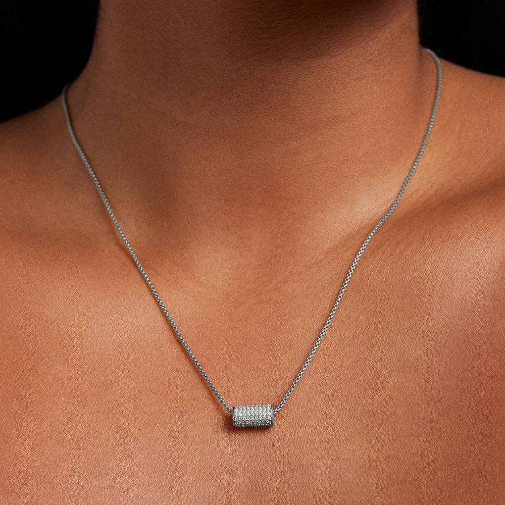 大注目【Dean Davidson】海外セレブ愛用★PAVE TUBE NECKLACE Petit Pavé Mini Tube Necklace | Dean Davidson Jewelry