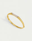 Signature Revival Hinge Gemstone Bangle