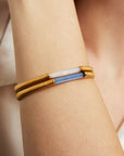 Signature Revival Hinge Gemstone Bangle