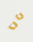 Nomad Square Huggie Hoops