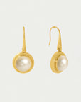 Signet Gemstone Drop Earrings