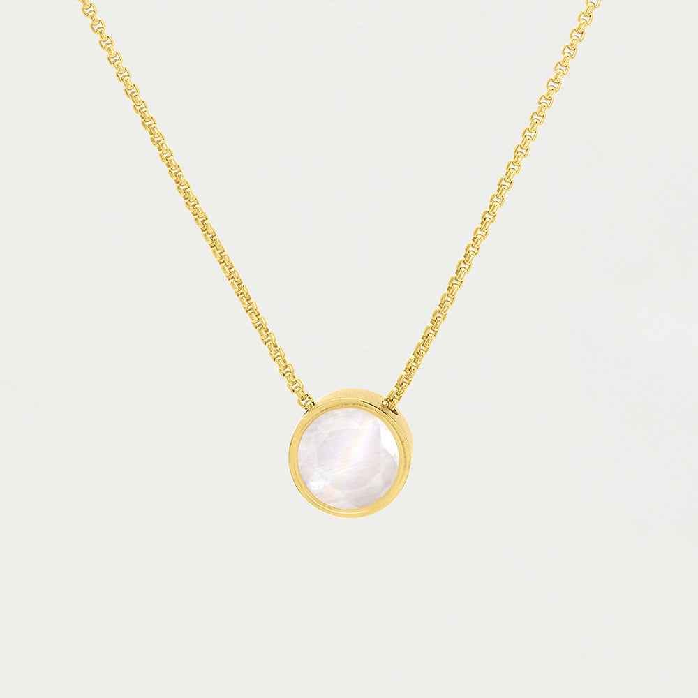 Signature Midi Knockout Pendant | Rainbow Moonstone | Dean