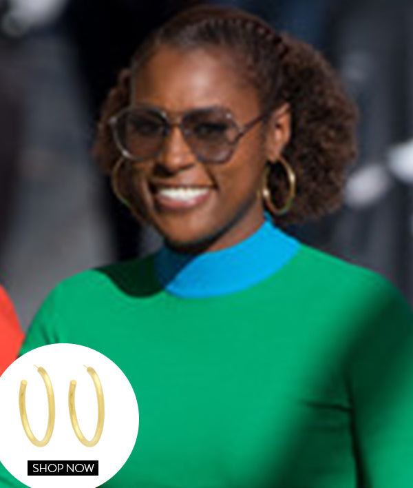 ISSA RAE IN OUR LARGE DUNE HOOPS