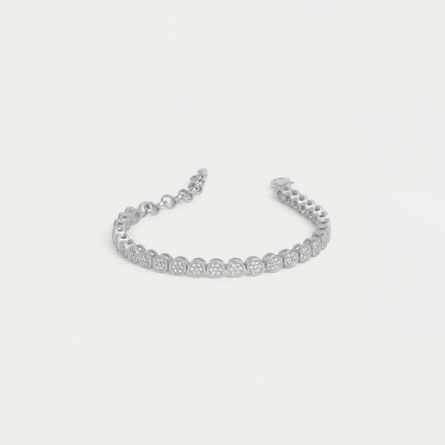 Mirabeau Pavé Tennis Bracelet