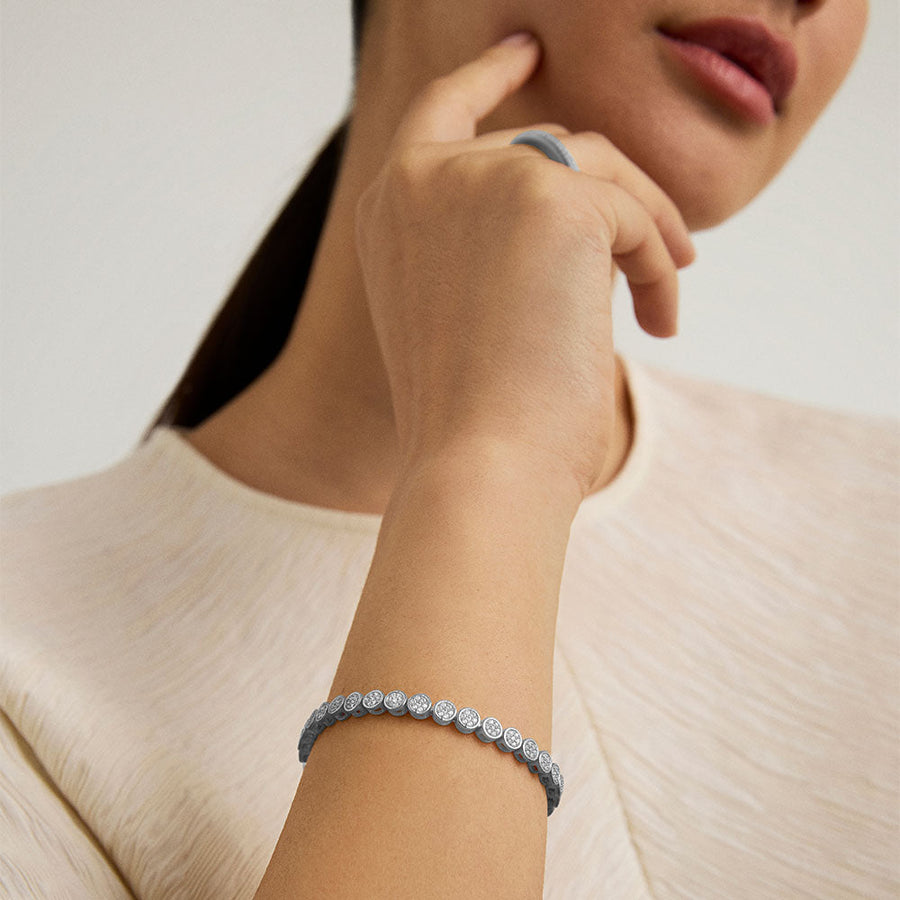 Mirabeau Pavé Tennis Bracelet