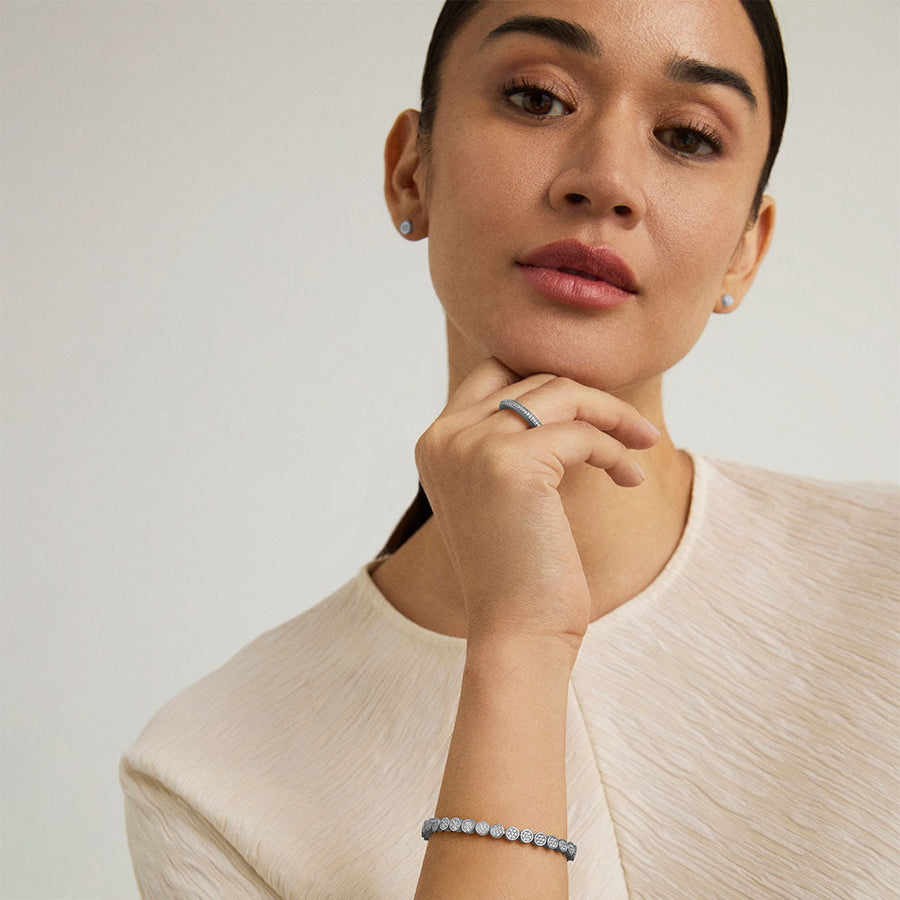 Mirabeau Pavé Tennis Bracelet