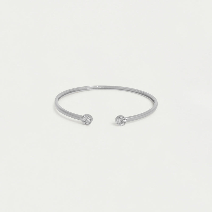 Mirabeau Pavé Open Bangle Bracelet
