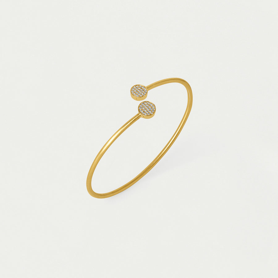 Mirabeaux Pavé Twist Bangle