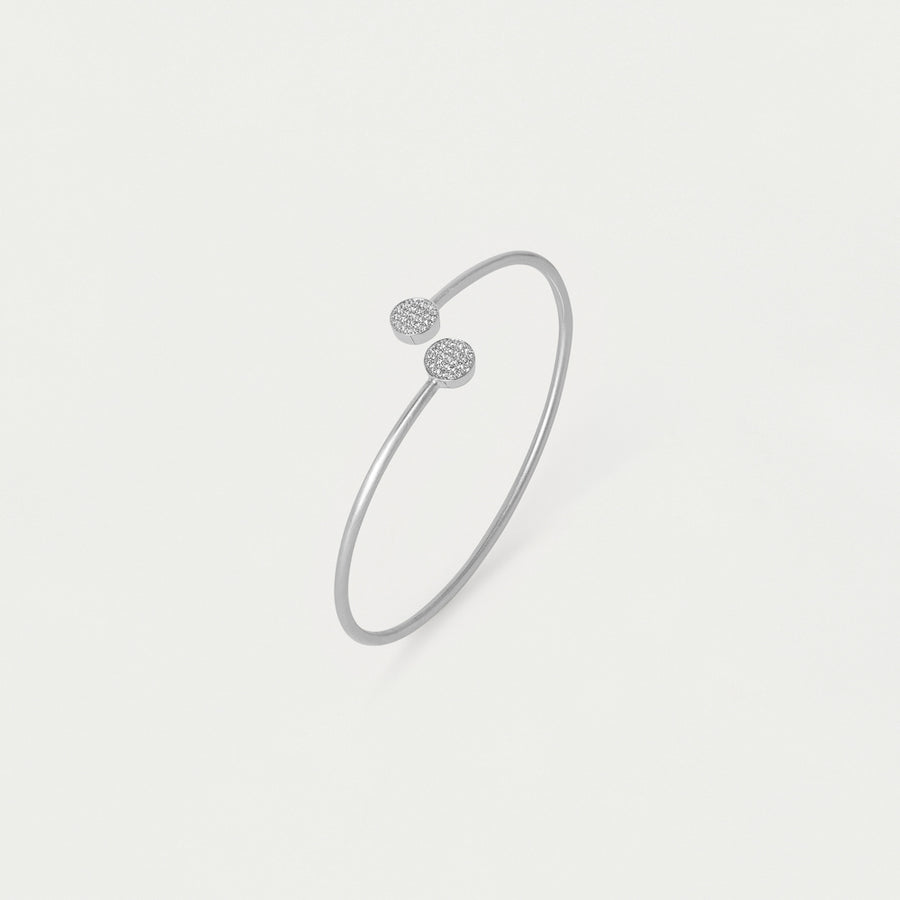 Mirabeaux Pavé Twist Bangle