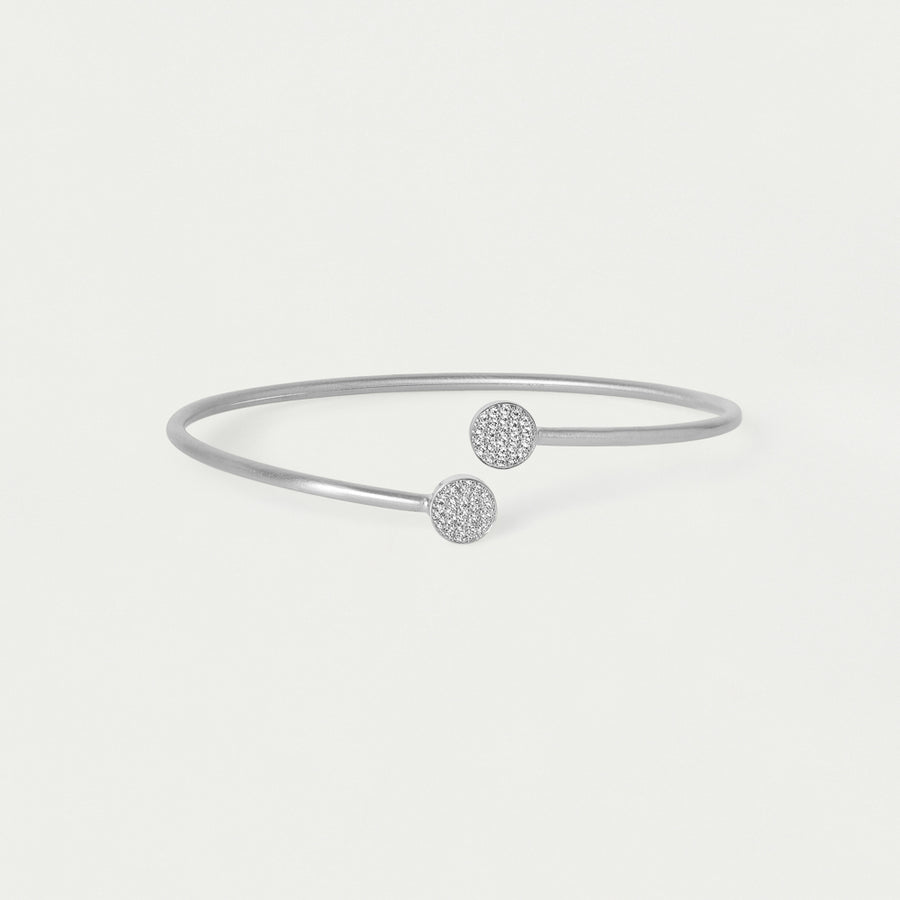 Mirabeaux Pavé Twist Bangle