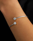 Mirabeaux Pavé Twist Bangle