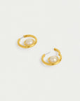 Laguna Floating Huggie Hoops