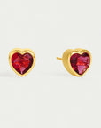 Signature Midi Heart Studs