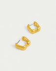Nomad Square Huggie Hoops