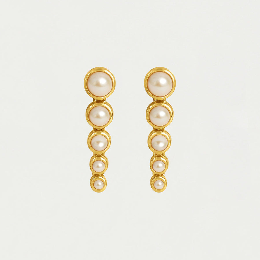 Cascade Statement Drop Earrings