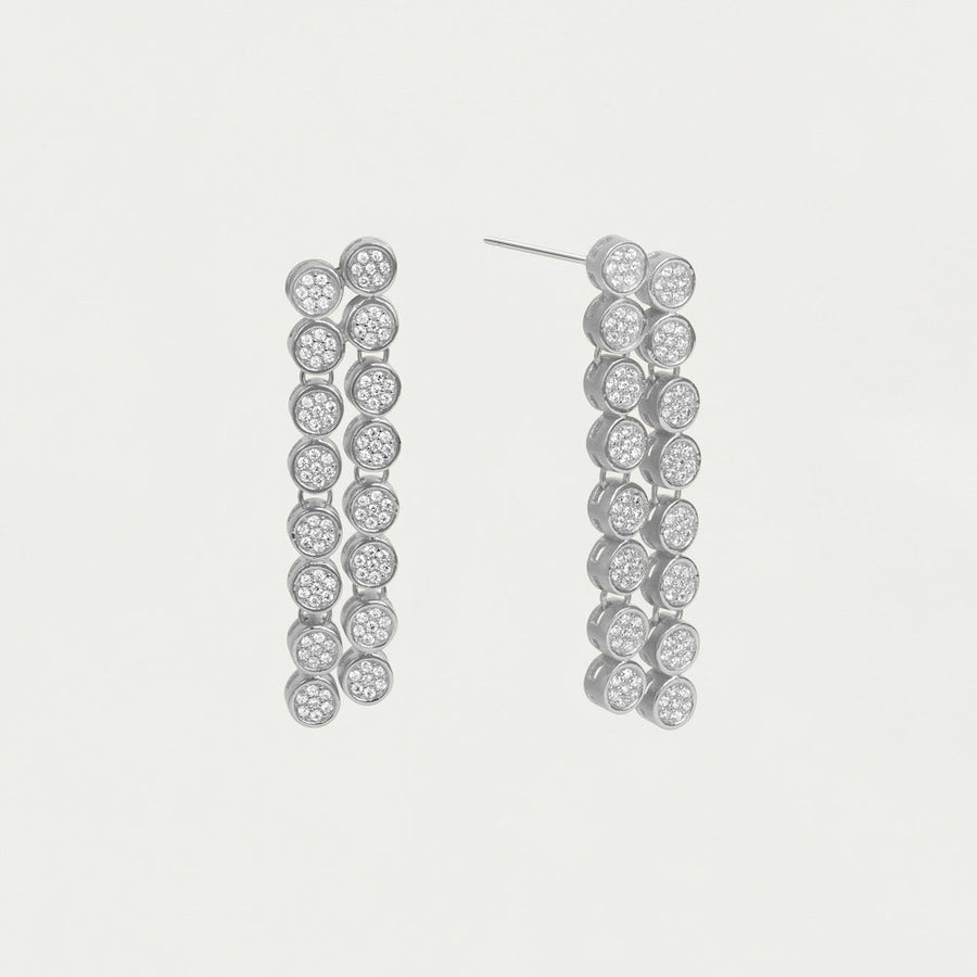 Mirabeau Pavé Statement Drop Earrings