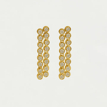 Mirabeau Pavé Statement Drop Earrings