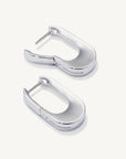 Crosby Hinged Huggie Hoops