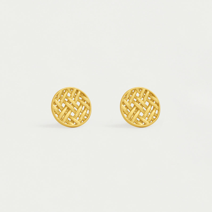 Weave Disc Studs