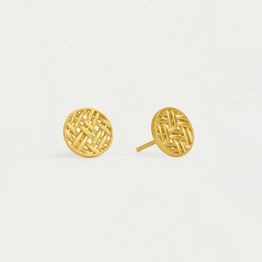 Weave Disc Studs