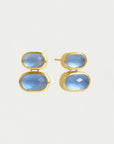 Mercer Double Gemstone Drop Earrings