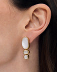 Mercer Gemstone Statement Drop Earrings